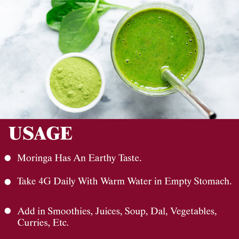 Organic Moringa Powder - 100g | Himalayan Chef